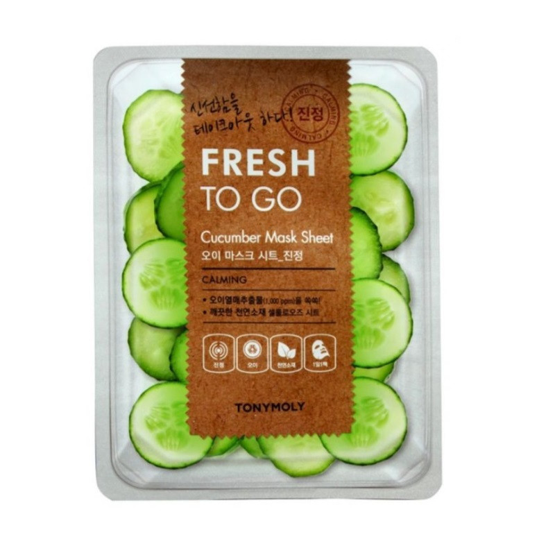 TONYMOLY FRESH TO GO CUCUMBER MASK SHEET CALMING