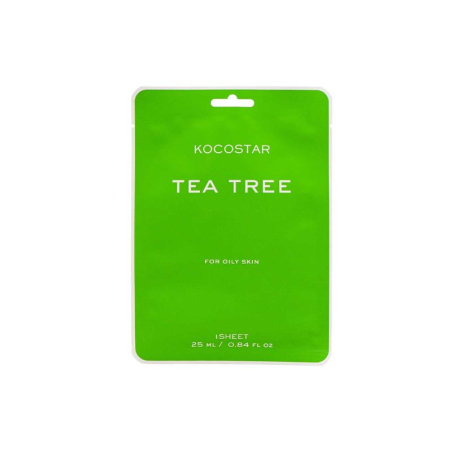 KOCOSTAR VEGAN MASKS TEA TREE FOR OILY SKIN