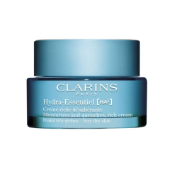 CLARINS HYDRA ESSENTIEL [HA²] CRÈME RICHE DÉSALTÉRANTE POUR PEAUX TRÈS SÈCHES 50ML