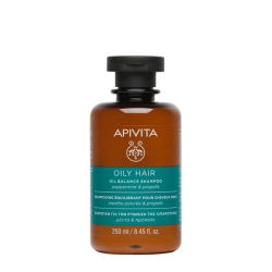 APIVITA OIL BALANCE SHAMPOOING ÉQUILIBRANT CHEVEUX GRAS 250ML