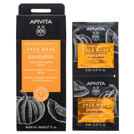 APIVITA EXPRESS BEAUTY MASQUE VISAGE DÉTOX À LA CITROUILLE