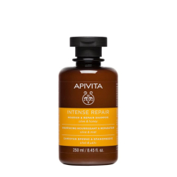 APIVITA INTENSE REPAIR SHAMPOOING NOURRISSANT ET RÉPARATEUR POUR CHEVEUX SECS ET ABIMÉS 250ML