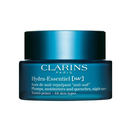 CLARINS HYDRA ESSENTIEL [HA²] SOIN DE NUIT RÉPULPANT ANTI-SOIF POUR TOUTES PEAUX 50ML