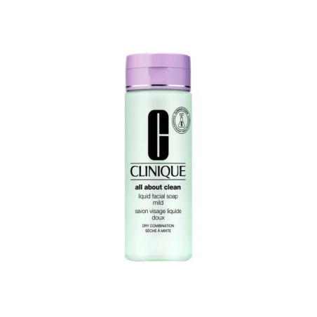 CLINIQUE SAVON VISAGE LIQUIDE DOUX PEAU SÈCHE A MIXTE 200ML