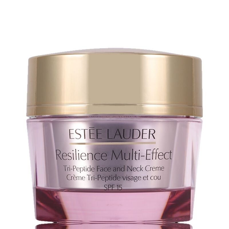 ESTEE LAUDER CRÈME TRI-PEPTIDE VISAGE ET COU SPF15 PEAUX SÉCHES RESILIENCE 50ML