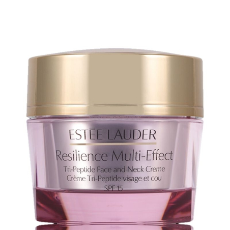 ESTEE LAUDER CRÈME TRI-PEPTIDE VISAGE ET COU SPF15 PEAUX SÉCHES RESILIENCE 50ML