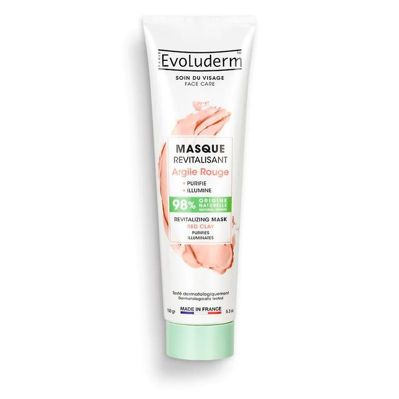 EVOLUDERM MASQUE REVITALISANT ARGILE ROUGE 150ML
