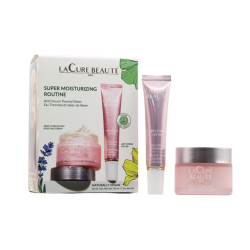 LA CURE BEAUTE COFFRET SUPER MOISTURIZING ROUTINE DEEP HYDRATION ROSE CREAM+ANTI STRESS EYE GEL