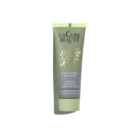 LA CURE BEAUTE SHEET MASK BLACK THERMAL 50ML