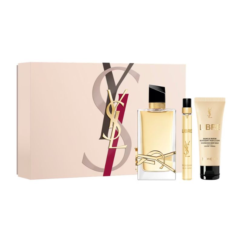 YSL COFFRET LIBRE EDP 90ML + TRAVEL SIZE 10ML+ BODY LOTION 50ML