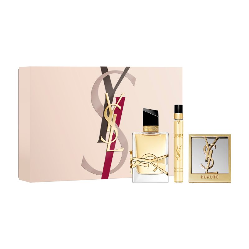 YSL COFFRET LIBRE 50ML+VAPO DE SAC LIBRE EDP 10ML+ MIRROR