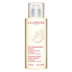 CLARINS LAIT VELOURS DÉMAQUILLANT TOUS TYPES DE PEAUX 400ML