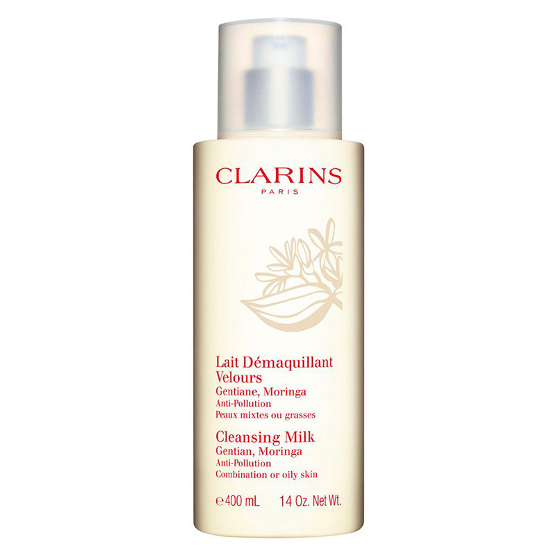 CLARINS LAIT VELOURS DÉMAQUILLANT TOUS TYPES DE PEAUX 400ML