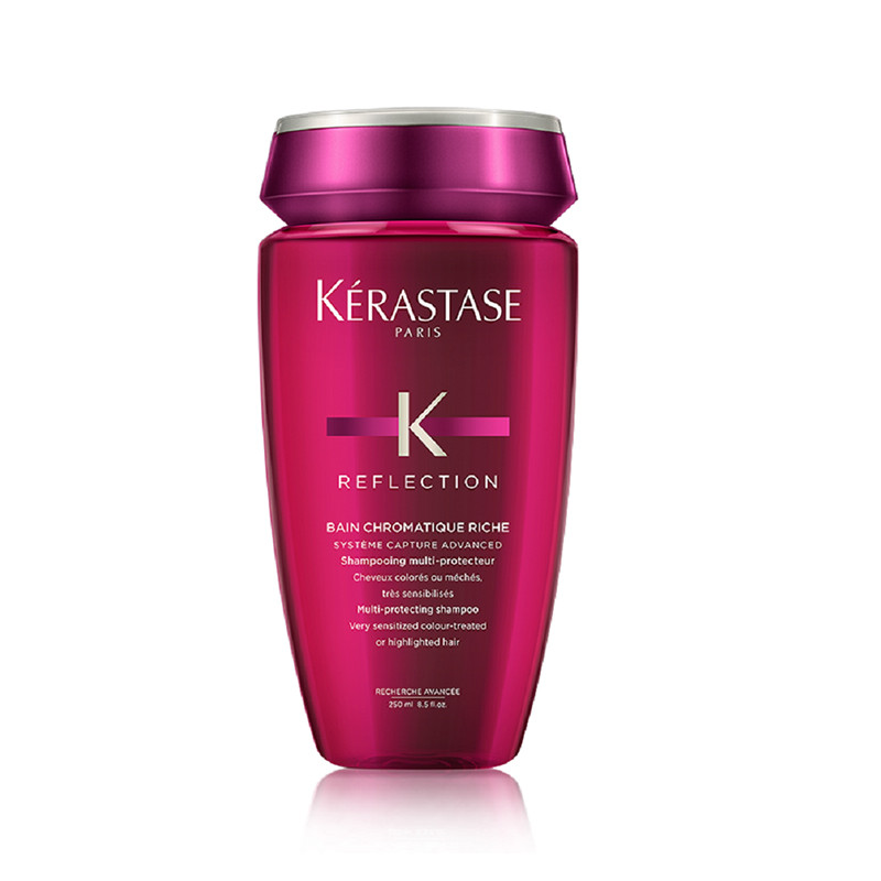 KERASTASE REFLECTION SHAMPOOING MULTI-PROTECTEUR POUR CHEVEUX COLORES OU MECHES TRES SENSIBLISES 250ML