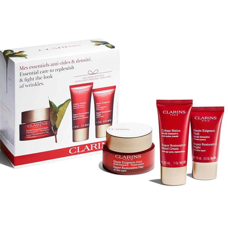 CLARINS COFFRET CREME MULTI INTENSIVE JOUR 50ML+ MIN MAIN 30ML+MIN MI NUIT 15ML  0322