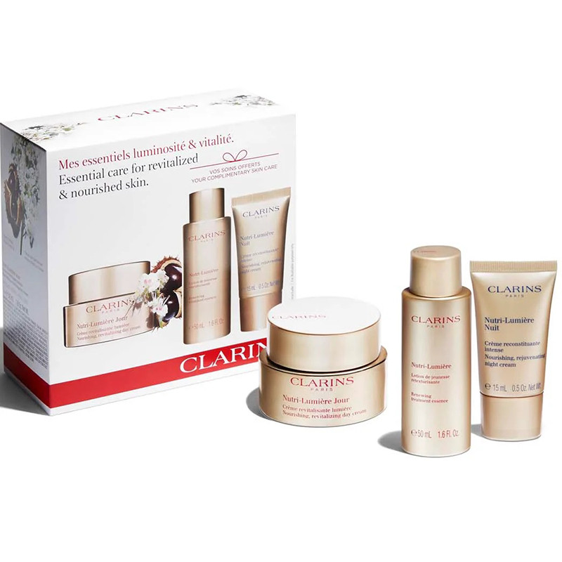 CLARINS COFFRET CREME NUTRI JOUR 50ML+ MIN LOTION NUTRI 50ML+MIN NUTRI NUIT 15ML  0322