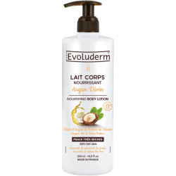 EVOLUDERM LAIT DE CORPS NOURISSANT ARGAN DIVIN PEAUX TRÈS SÉCHES 500ML