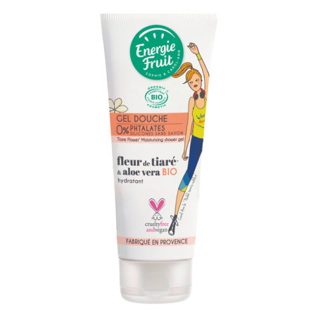 ENERGIE FRUIT GEL DOUCHE BIO TIARE ET ALOE VERA