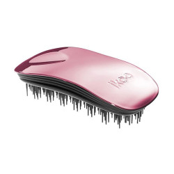 IKOO BROSSE CHEVEUX HOME BLACK rose METALLIC