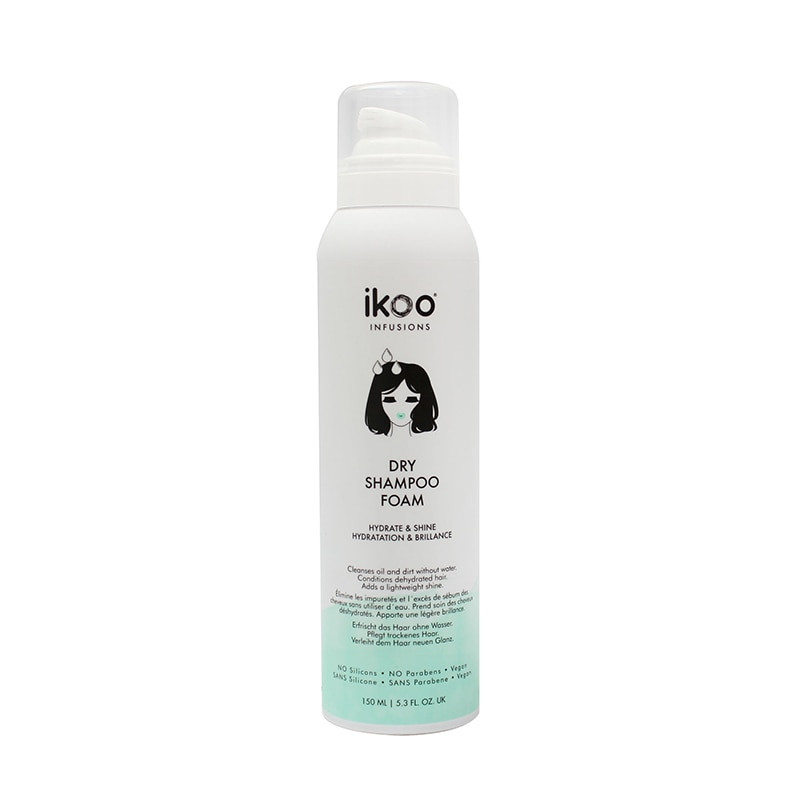 IKOO INFUSIONS SHAMPOOING SEC DRY SHAMPOO FOAM HYDRATE SHINE 150 ML