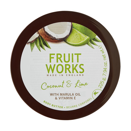 GRACE COLE FRUIT WORKS LOTION BEURRE CORPOREL COCONUT ET LIME 225 ML