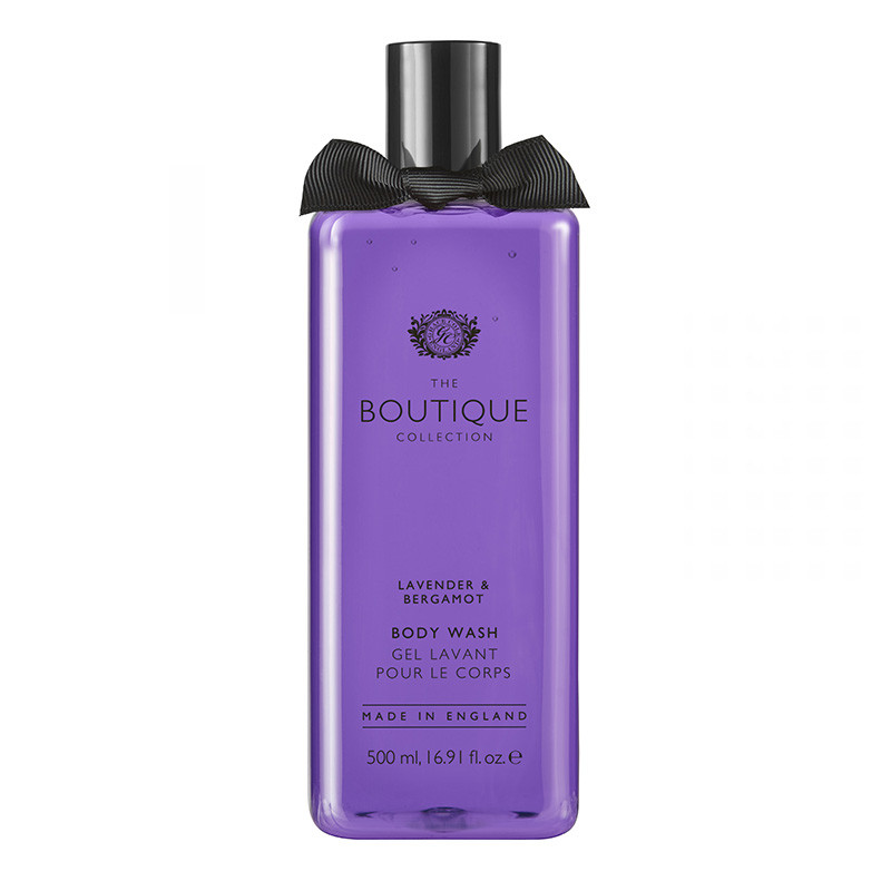 GRACE COLE GEL LAVANT POUR LE CORPS THE BOUTIQUE COLLECTION  LAVENDER ET BERGAMOT 500 ML