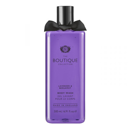 GRACE COLE GEL LAVANT POUR LE CORPS THE BOUTIQUE COLLECTION  LAVENDER ET BERGAMOT 500 ML