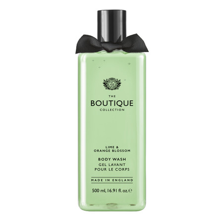 GRACE COLE GEL LAVANT POUR LE CORPS THE BOUTIQUE COLLECTION  LIME ET ORANGE BLOSSOM 500 ML