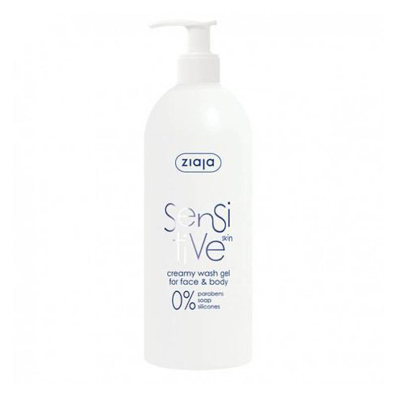 Sensitive Skin Wash Gel For Face And Body 400ml