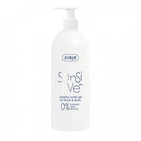 Sensitive Skin Wash Gel For Face And Body 400ml
