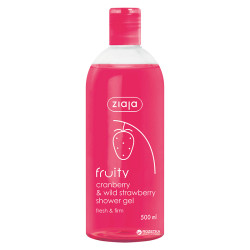 FRUITY CRANBERRY ET WILD STRAWBERRY SHOWER GEL 500 ML