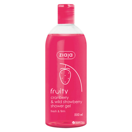 FRUITY CRANBERRY ET WILD STRAWBERRY SHOWER GEL 500 ML