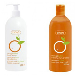 ZIAJA ORANGE BODY LOTION+SOAP