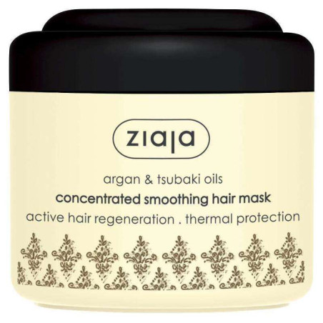 ZIAJA MASQUE ARGAN AND TSUBAKI OILS CONCENTRATED  SMOOTHING 200 ML