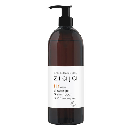 ZIAJA FIT MANGO SHOWER GEL ET SHAMPOO 500ML