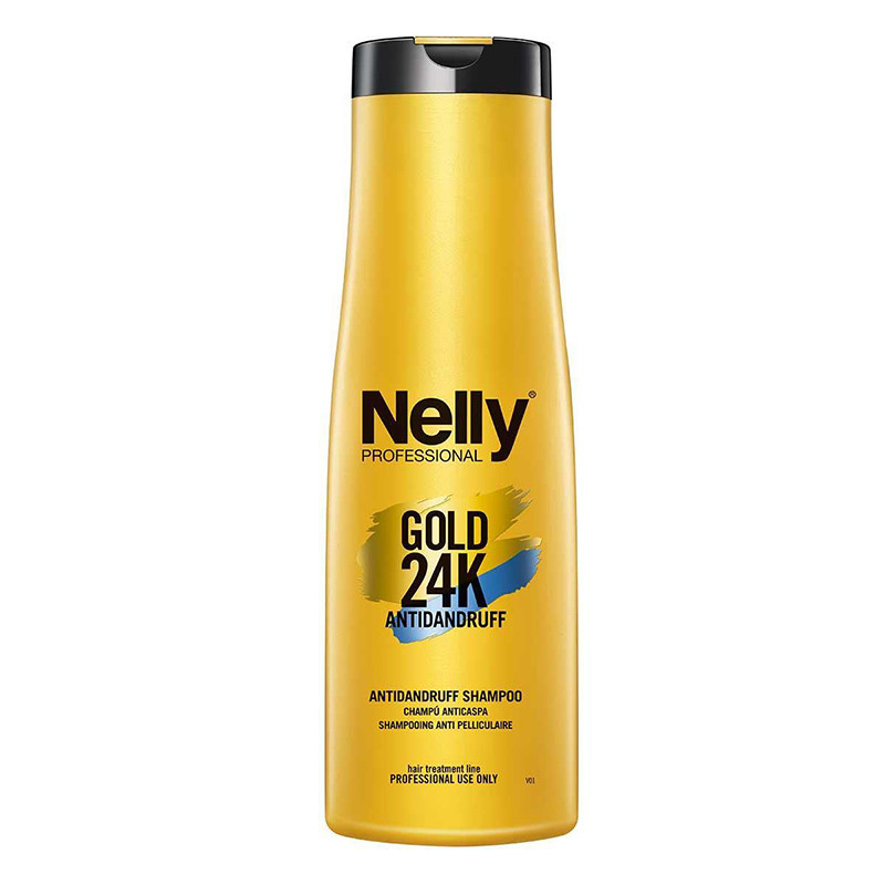NELLY GOLD 24K SHAMPOOING ANTI PELLICULAIRE ANTIDANDRUFF 400ML