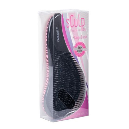 CAROBELS BROSSE CHEVEUX ROSE-NOIR SCULPBY I-TANGLE